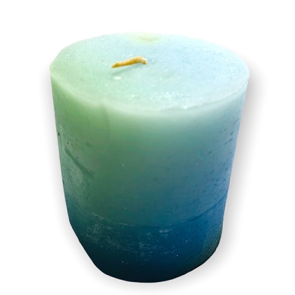 Handcrafted Timber Scented Candle (Blue)‎ - Picture 2 of 12